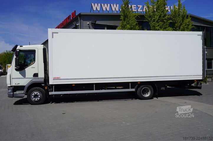 Konteiners DAF LF 12.210 18-pallet container with tail