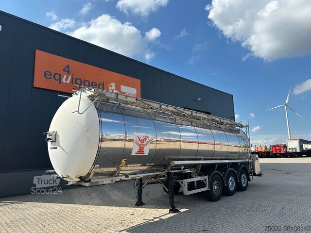 Lebensmitteltanker Feldbinder LEBENSMITTEL / LEVENSMIDDELEN FOOD / 33.500L / ...