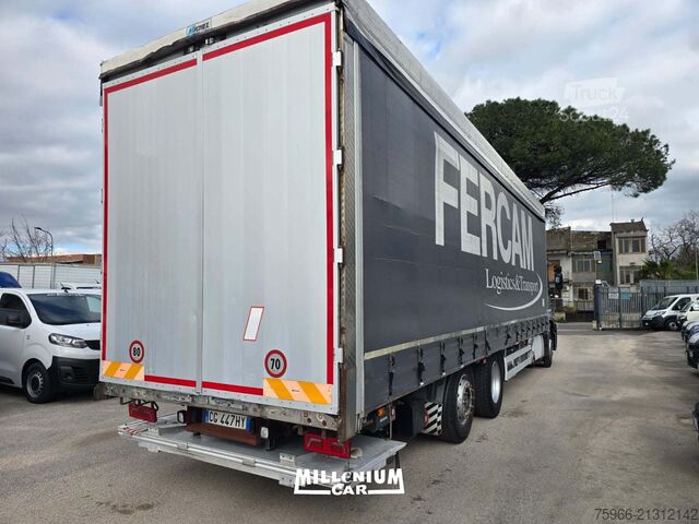 Camion cu platformă și prelată Iveco STRALIS 260S35 CENTINATO 9,60 SPONDA DIS