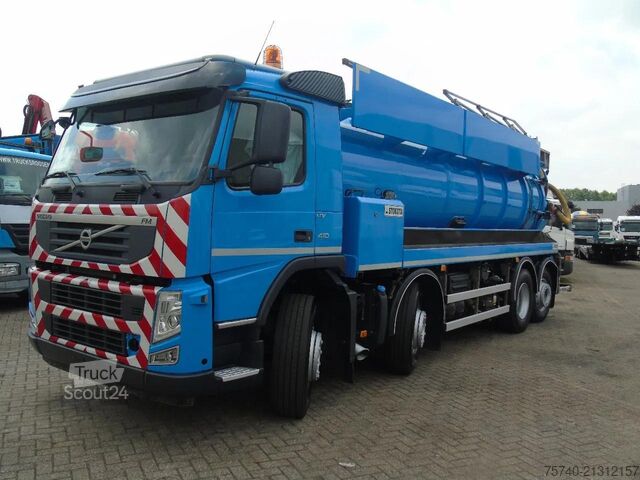 Veículo de aspiração Volvo FM 420 + STOKOTA ECOTA 10.500LITER + 8X2 + WEB