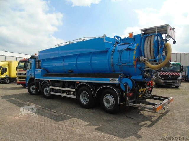 Veículo de aspiração Volvo FM 420 + STOKOTA ECOTA 10.500LITER + 8X2 + WEB