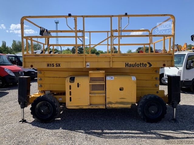 Makaslı platform Haulotte H15SX - 15m, 4x4, diesel