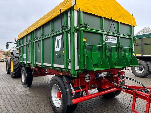 Kiper prikolica Kröger 18to Kunststoffbordwand ohne Portal Interne Nr. 40754