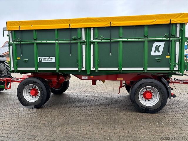 Kiper prikolica Kröger 18to Kunststoffbordwand ohne Portal Interne Nr. 40754