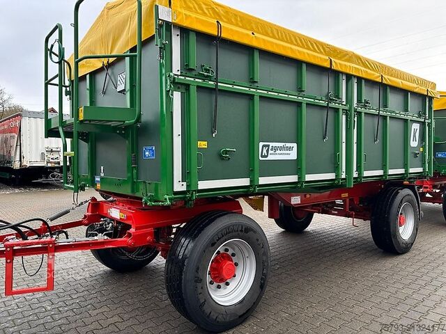 Kiper prikolica Kröger 18to Kunststoffbordwand ohne Portal Interne Nr. 40754