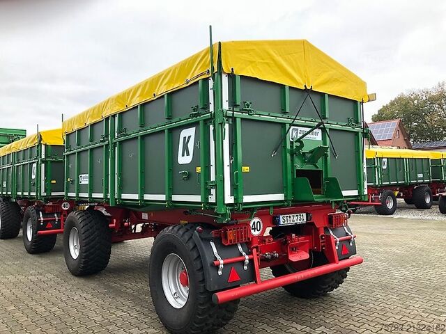 Kiper prikolica Kröger 18to 560er bereift 3 Schieber Interne Nr. 40769