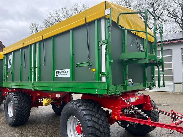 Kiper prikolica Kröger 18to 560er bereift 3 Schieber Interne Nr. 40769