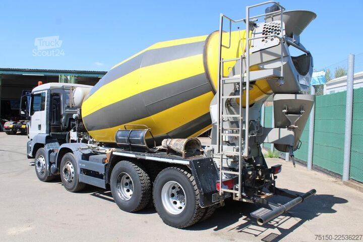 Бетоновоз MAN TGS 35.420 8x4 BB - STETTER 9 m³ - Nr.: 098