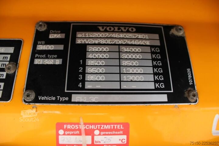 Тежкотоварен камион VOLVO FH 600 6x4 BL - 120 to - Nr.: 640