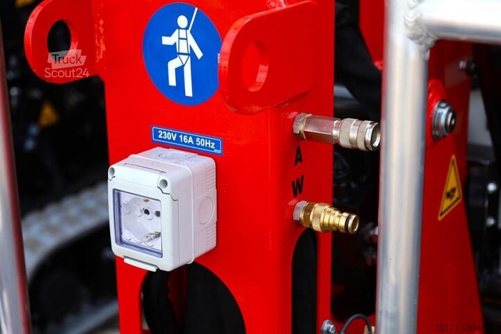 Leddelt teleskopisk arbejdsplatform Platform Basket Spider 18.90 PRO CE Declaration, Valid inspection,