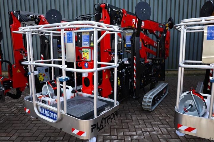 Leddelt teleskopisk arbejdsplatform Platform Basket Spider 18.90 PRO CE Declaration, Valid inspection,