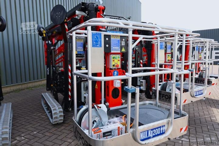 Leddelt teleskopisk arbejdsplatform Platform Basket Spider 18.90 PRO CE Declaration, Valid inspection,