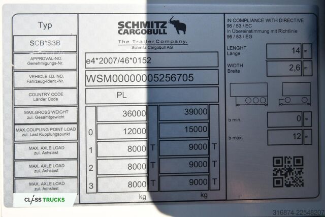 рефрижераторный полуприцеп SCHMITZ CARGOBULL SKO DoubleDeck FP 60 SLXi300 LiftingAxle