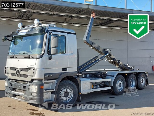 Sistema de brazo de gancho Mercedes Actros 2548 Actros 8X2 110.000 kms! AJK 20t Hoo...
