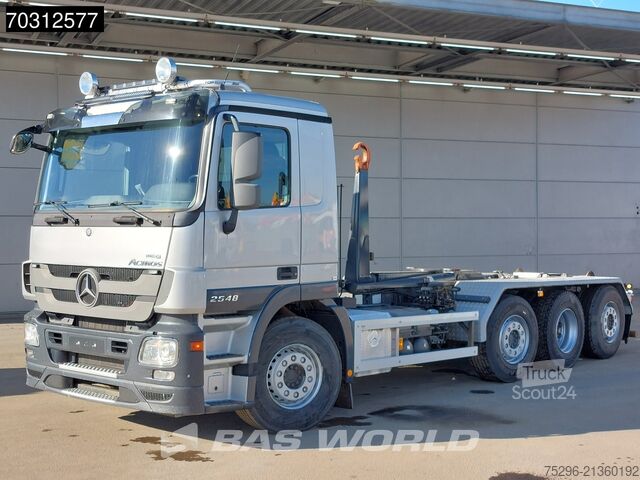 Sistema de brazo de gancho Mercedes Actros 2548 Actros 8X2 110.000 kms! AJK 20t Hoo...