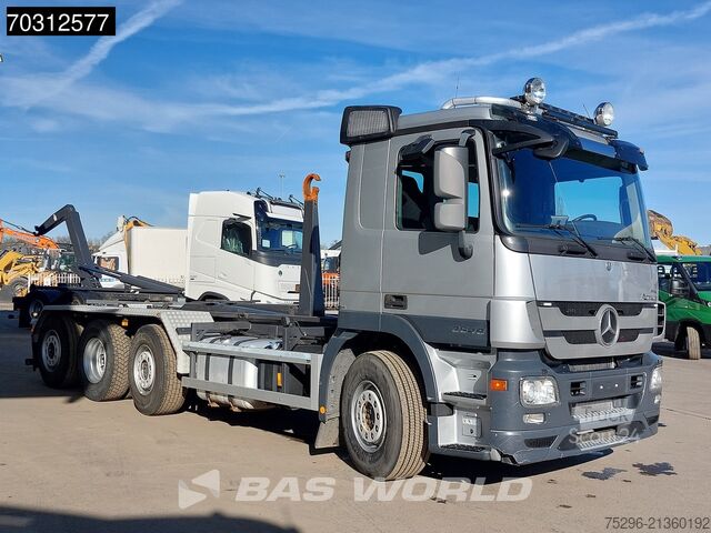 Sistema de brazo de gancho Mercedes Actros 2548 Actros 8X2 110.000 kms! AJK 20t Hoo...