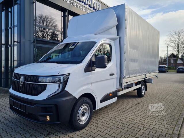 Gardinsided kassevogn Renault Master Pritsche Schiebe Plane LUFTFEDERUNG