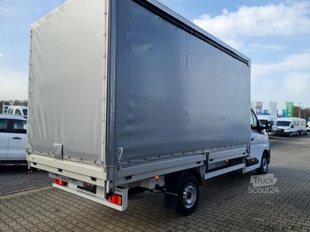 Gardinsided kassevogn Renault Master Pritsche Schiebe Plane LUFTFEDERUNG