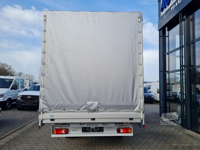 Gardinsided kassevogn Renault Master Pritsche Schiebe Plane LUFTFEDERUNG