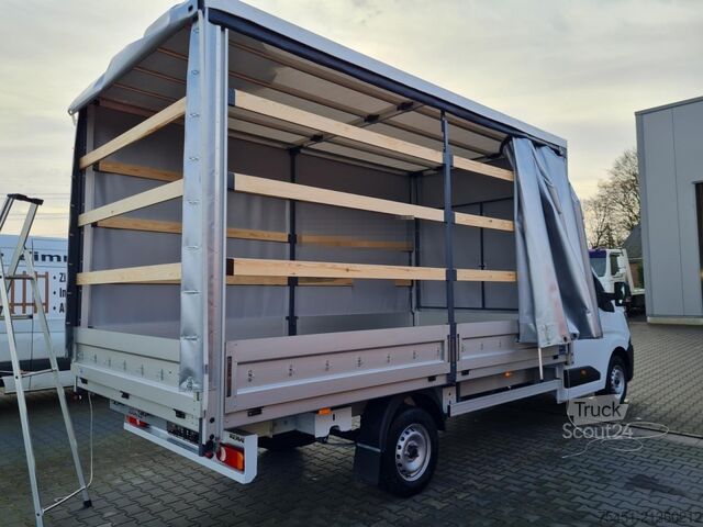 Gardinsided kassevogn Renault Master Pritsche Schiebe Plane LUFTFEDERUNG