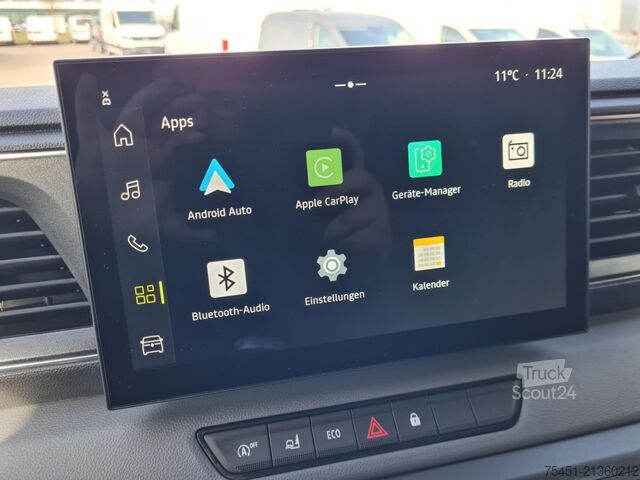 Gardinsided kassevogn Renault Master Pritsche Schiebe Plane LUFTFEDERUNG