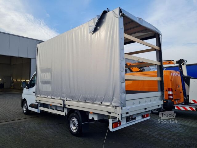 Gardinsided kassevogn Renault Master Pritsche Schiebe Plane LUFTFEDERUNG