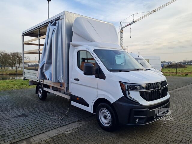 Gardinsided kassevogn Renault Master Pritsche Schiebe Plane LUFTFEDERUNG