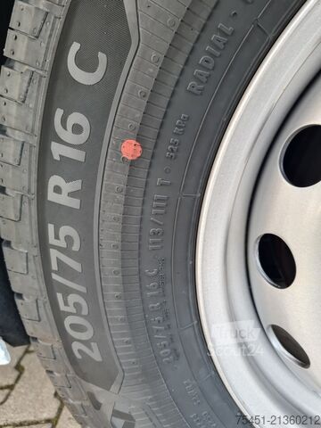 Gardinsided kassevogn Renault Master Pritsche Schiebe Plane LUFTFEDERUNG