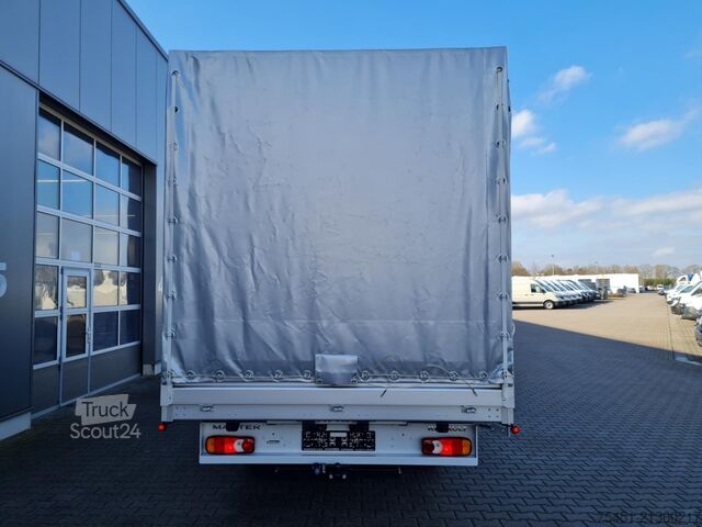 Gardinsided kassevogn Renault Master Pritsche Schiebe Plane AHK