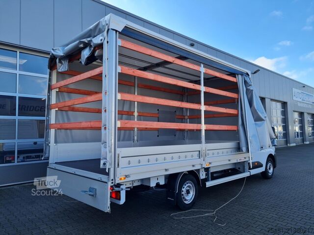 Gardinsided kassevogn Renault Master Pritsche Schiebe Plane AHK