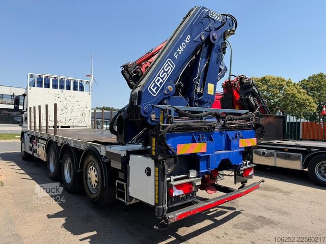 Πλατφόρμα φόρτωσης MAN TGS 35.480 8X4 PRITSCHE + KRAN (29m!)  FASSI F3...
