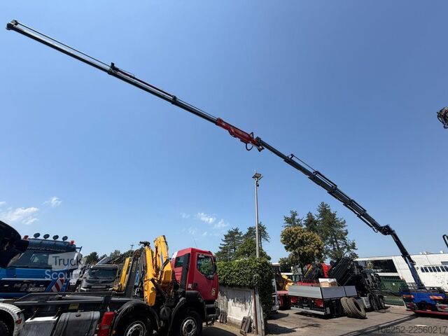 Πλατφόρμα φόρτωσης MAN TGS 35.480 8X4 PRITSCHE + KRAN (29m!)  FASSI F3...