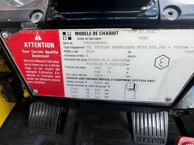 Carrello elevatore Hyster H 7.OO XL