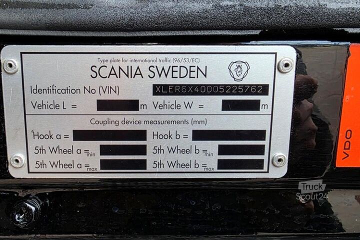 Standard-SZM Scania R560 6x4 Dutch Registration, Diesel, 6x4 Drive, Sc