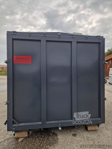 Container Decker Containerbau Späne, Container, Absaug,Abrollcontainer