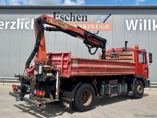 Tipper truck MAN 18.285 MC | Palfinger PK 9501*Blatt*2x AHK+Oel