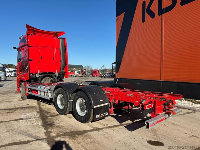 Važiuoklės kabina Mercedes-Benz Actros 2863 6x4 GIGASPACE / HYDRAULICS / CHASSI...