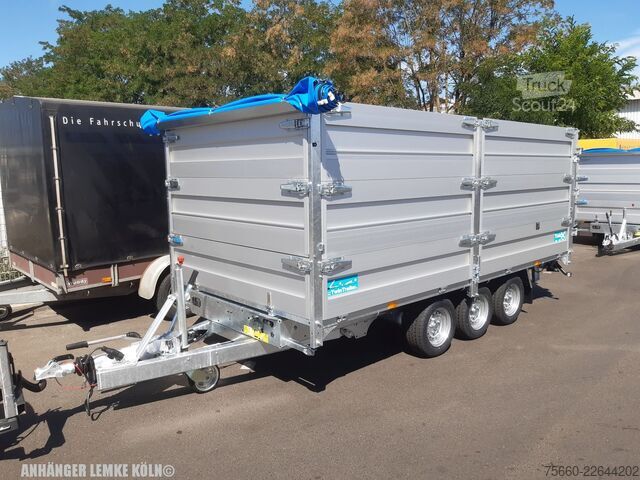 Kiper prikolica TwinTrailer TT 35-40 | Bordwandaufsatz | Flachplane