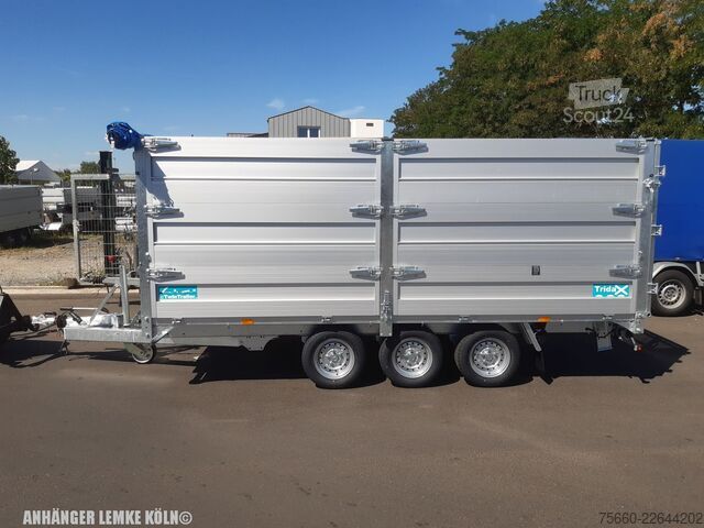 Kiper prikolica TwinTrailer TT 35-40 | Bordwandaufsatz | Flachplane