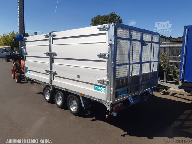 Kiper prikolica TwinTrailer TT 35-40 | Bordwandaufsatz | Flachplane
