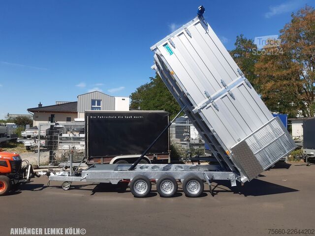Kiper prikolica TwinTrailer TT 35-40 | Bordwandaufsatz | Flachplane