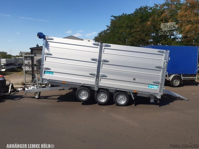 Kiper prikolica TwinTrailer TT 35-40 | Bordwandaufsatz | Flachplane
