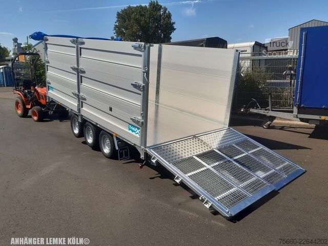 Kiper prikolica TwinTrailer TT 35-40 | Bordwandaufsatz | Flachplane