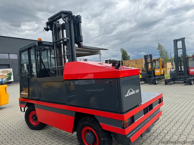 Zijladende vorkheftruck Linde S50/ Mast with free lift