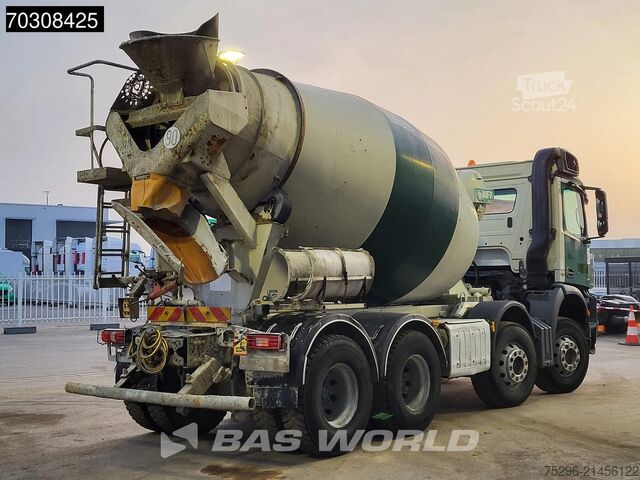 Mixeur Mercedes Arocs 3240 8X4 8m3 IMER Mixer Steel suspension ...