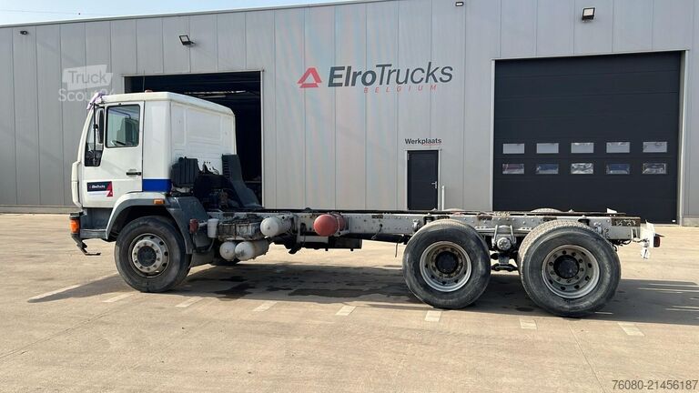 Chassis cabine MAN LE 26.284 (6X4 / STEEL SUSP. / LAMES / MANUAL G...