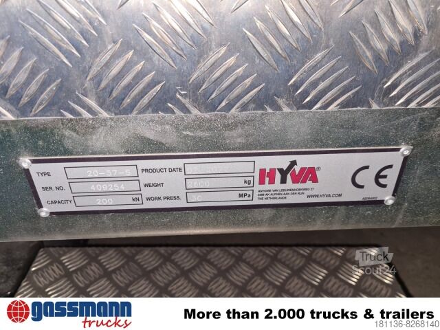 Kroghejselastbil T20-57-S Abrollanlage, 10x VORHANDEN!