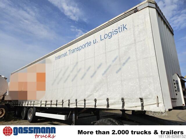 Semi-remorque bâchée Krone SDP 27 ELG2-CS, Mega, Jumbo