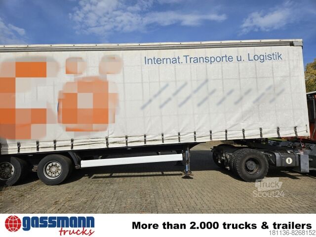 Semi-remorque bâchée Krone SDP 27 ELG2-CS, Mega, Jumbo