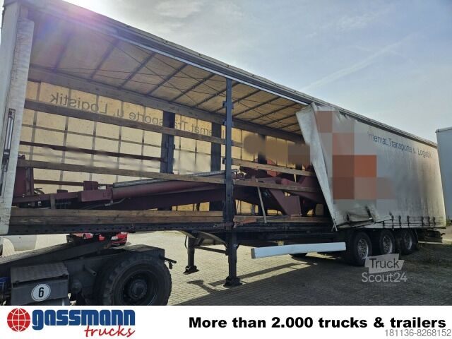 Semi-remorque bâchée Krone SDP 27 ELG2-CS, Mega, Jumbo